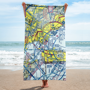 Alameda Naval Air Station (NGZ) VFR Sectional Towel