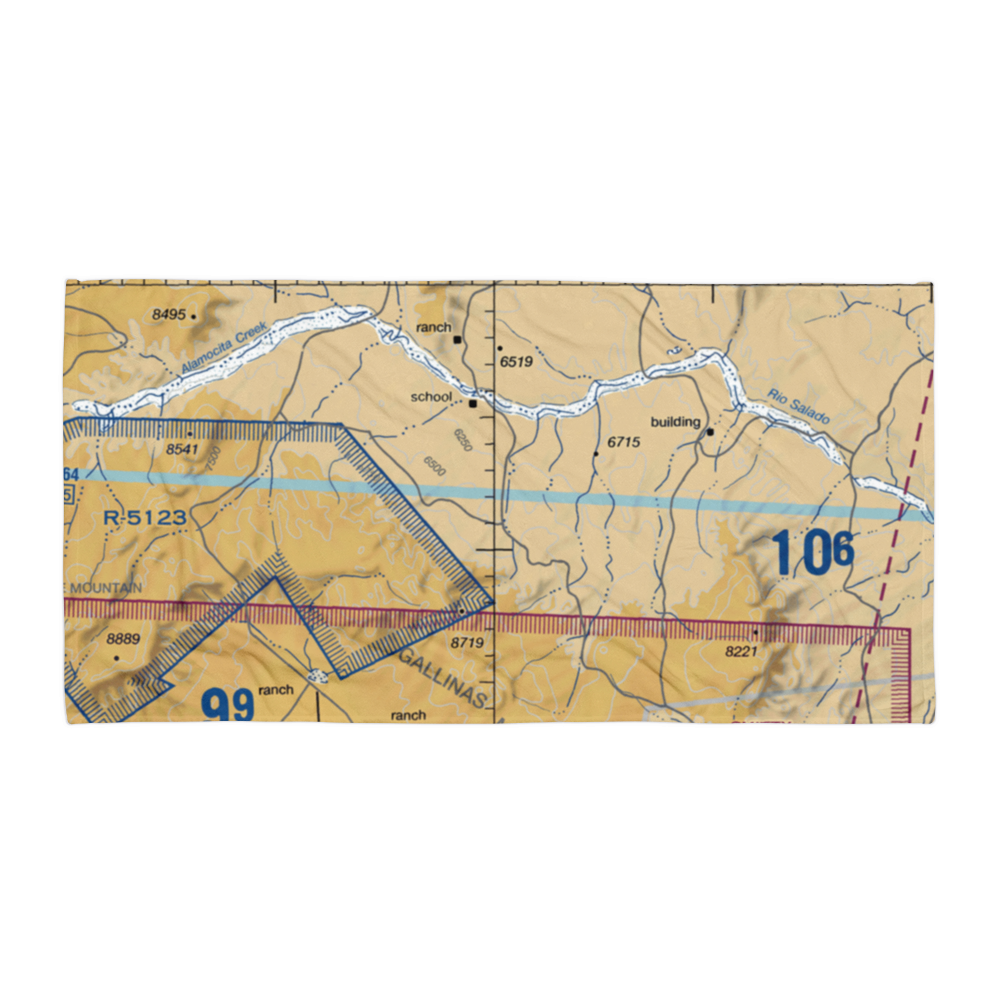 Alamo Navajo Airport (3N9) VFR Sectional Towel 