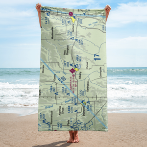 Albany Municipal Airport (K19) VFR Sectional Towel