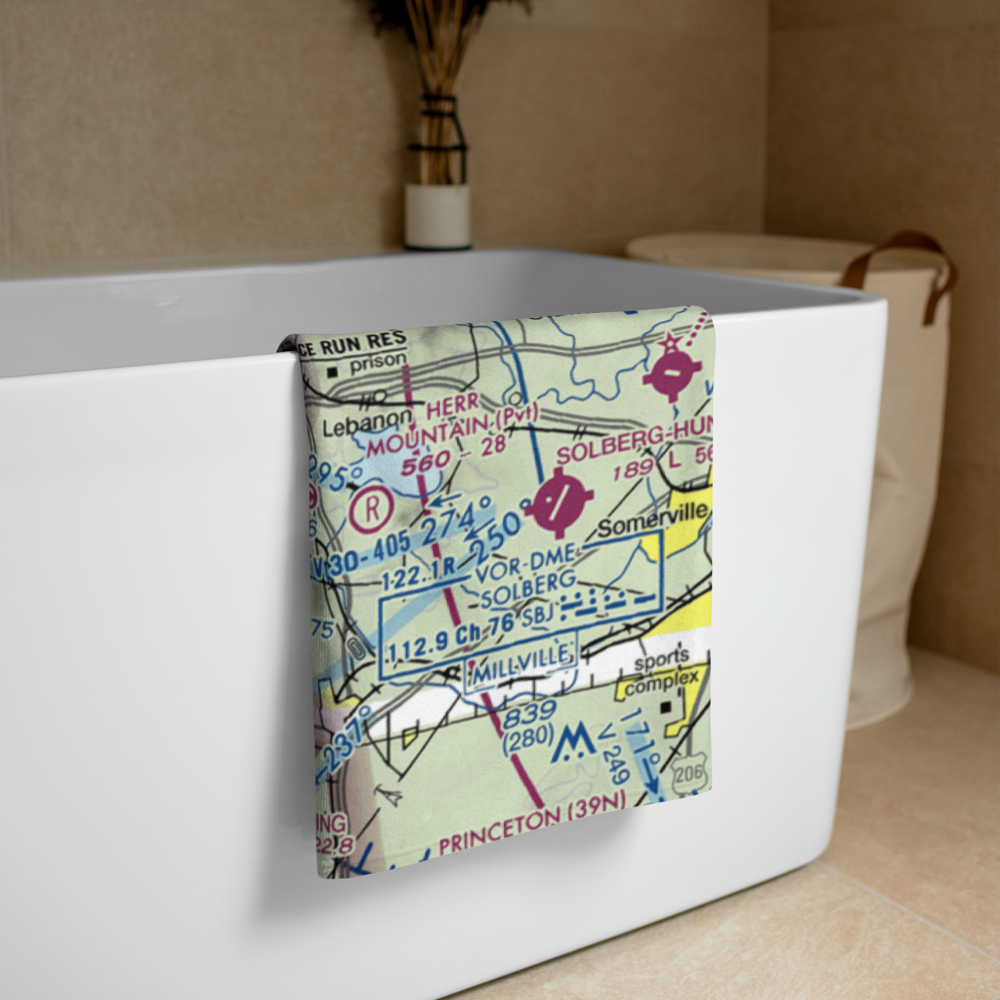 Alexandria Airport (N85) VFR Sectional Towel 