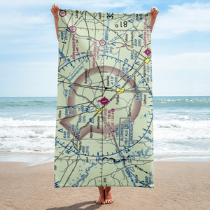 Allendale County Airport (AQX) VFR Sectional Towel