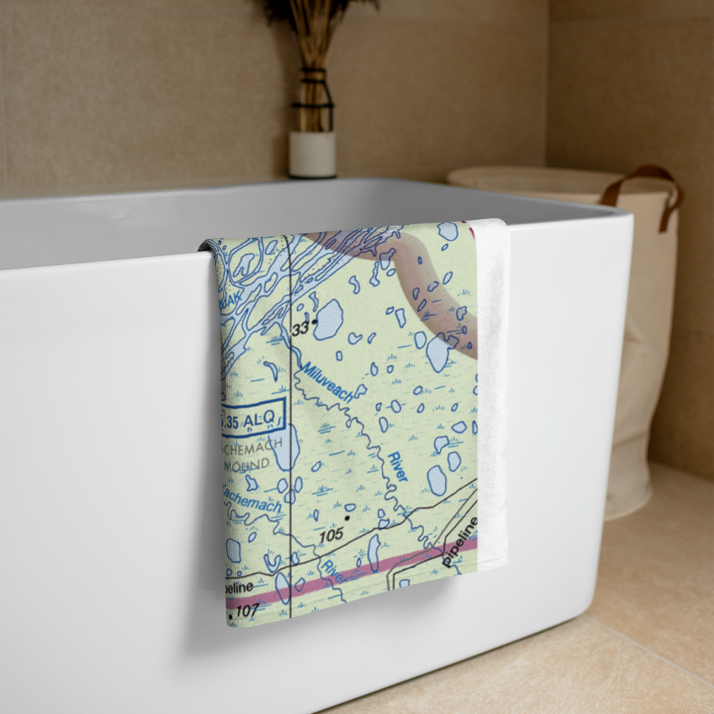 Alpine Airstrip (AK15) VFR Sectional Towel 
