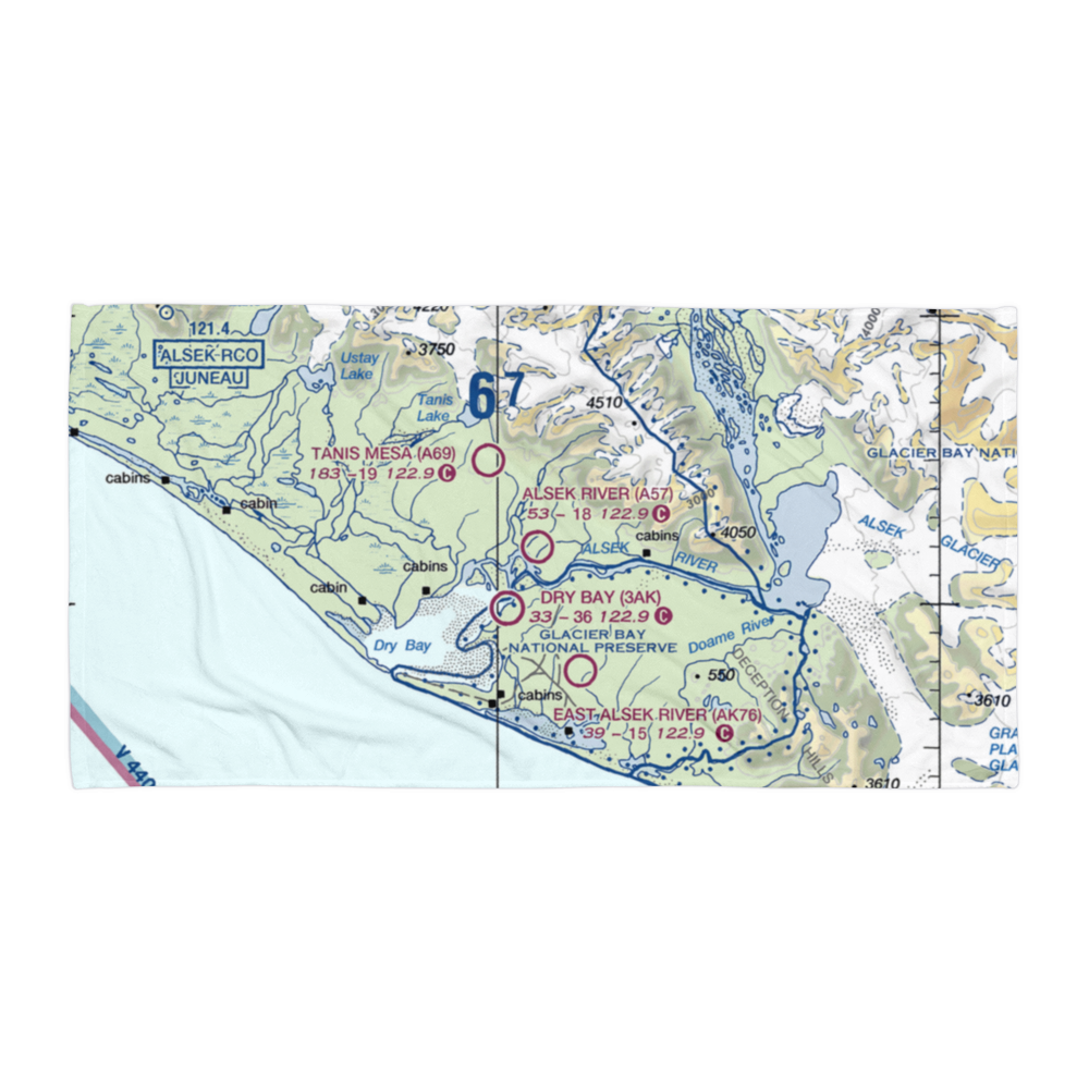 Alsek River Airport (A57) VFR Sectional Towel 
