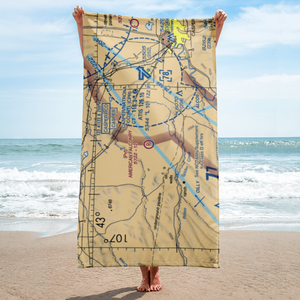 American Falconry Airport (45WY) VFR Sectional Towel