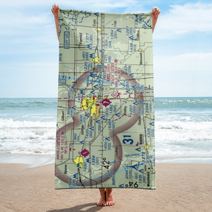 Ames Municipal Airport (AMW) VFR Sectional Towel