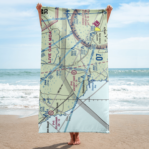 Ancient Oaks Airport (39FD) VFR Sectional Towel