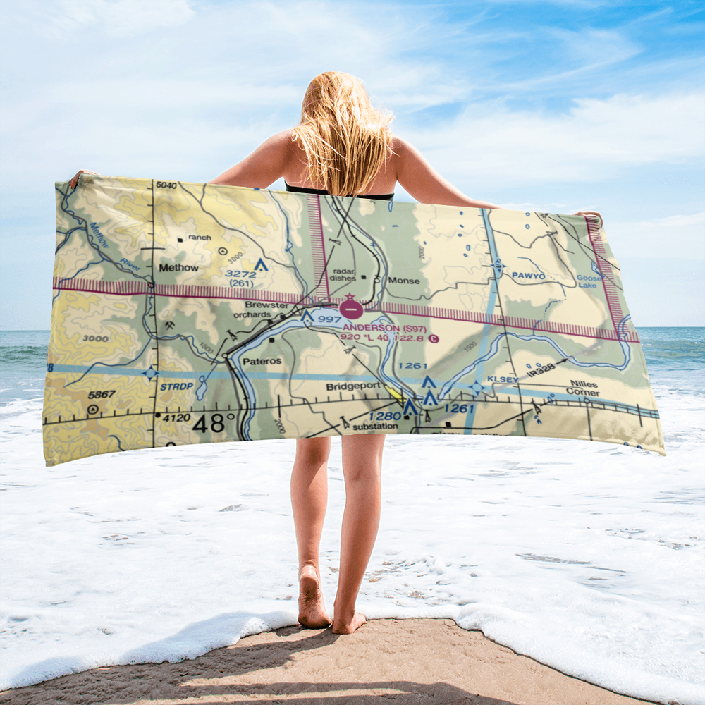 Anderson Field (S97) VFR Sectional Towel 