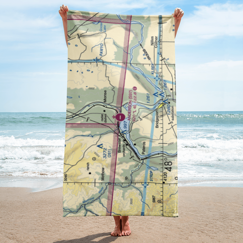 Anderson Field (S97) VFR Sectional Towel 