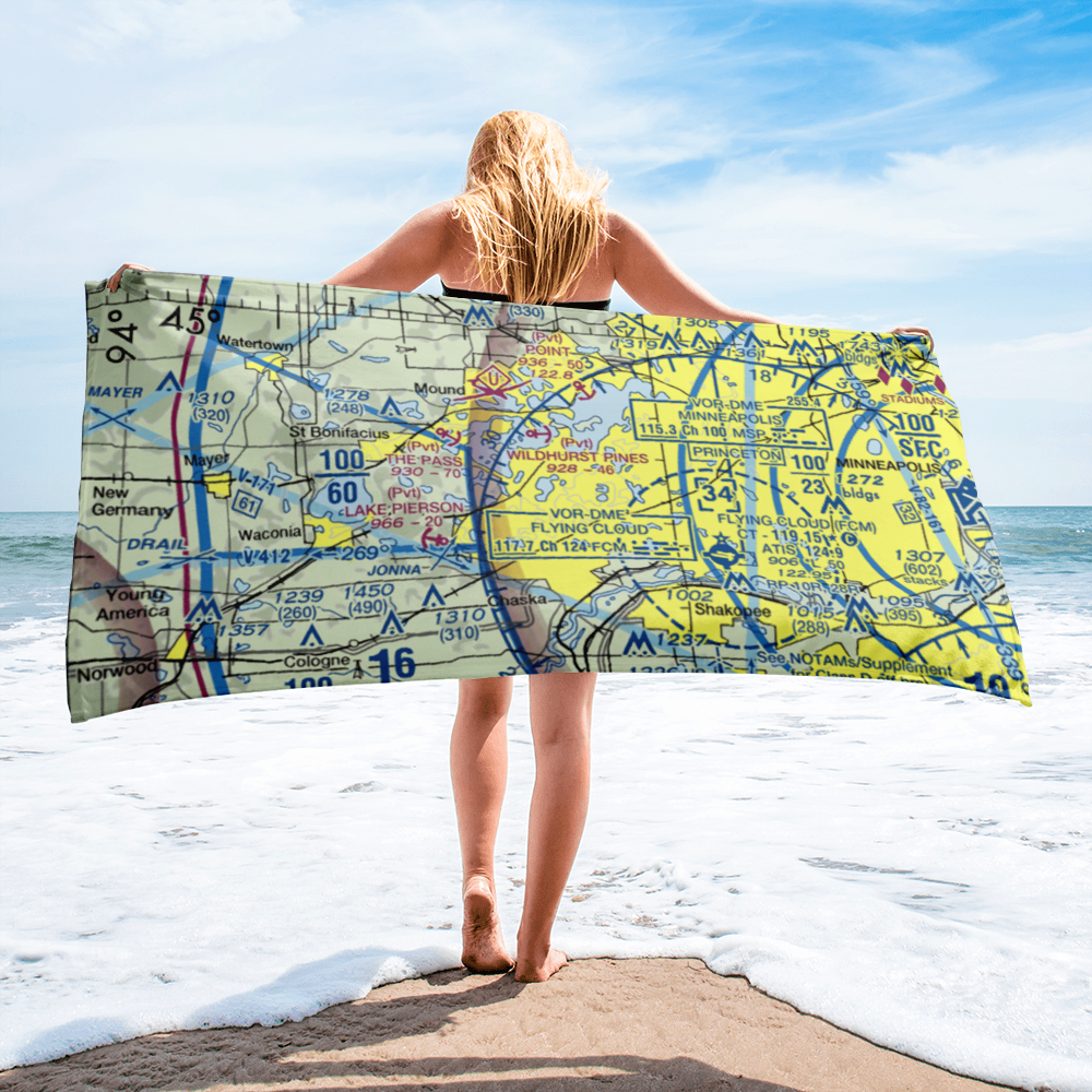 Andings Landing Seaplane Base (MY23) VFR Sectional Towel 