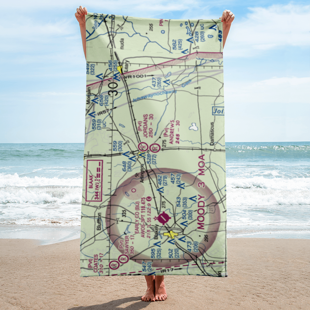 Andrews Airport (4GA8) VFR Sectional Towel 