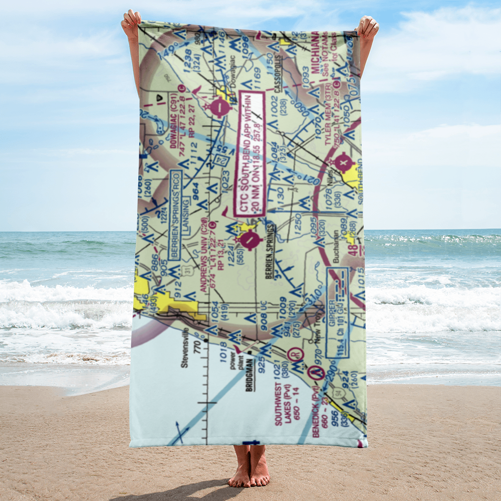 Andrews University Airpark (C20) VFR Sectional Towel 