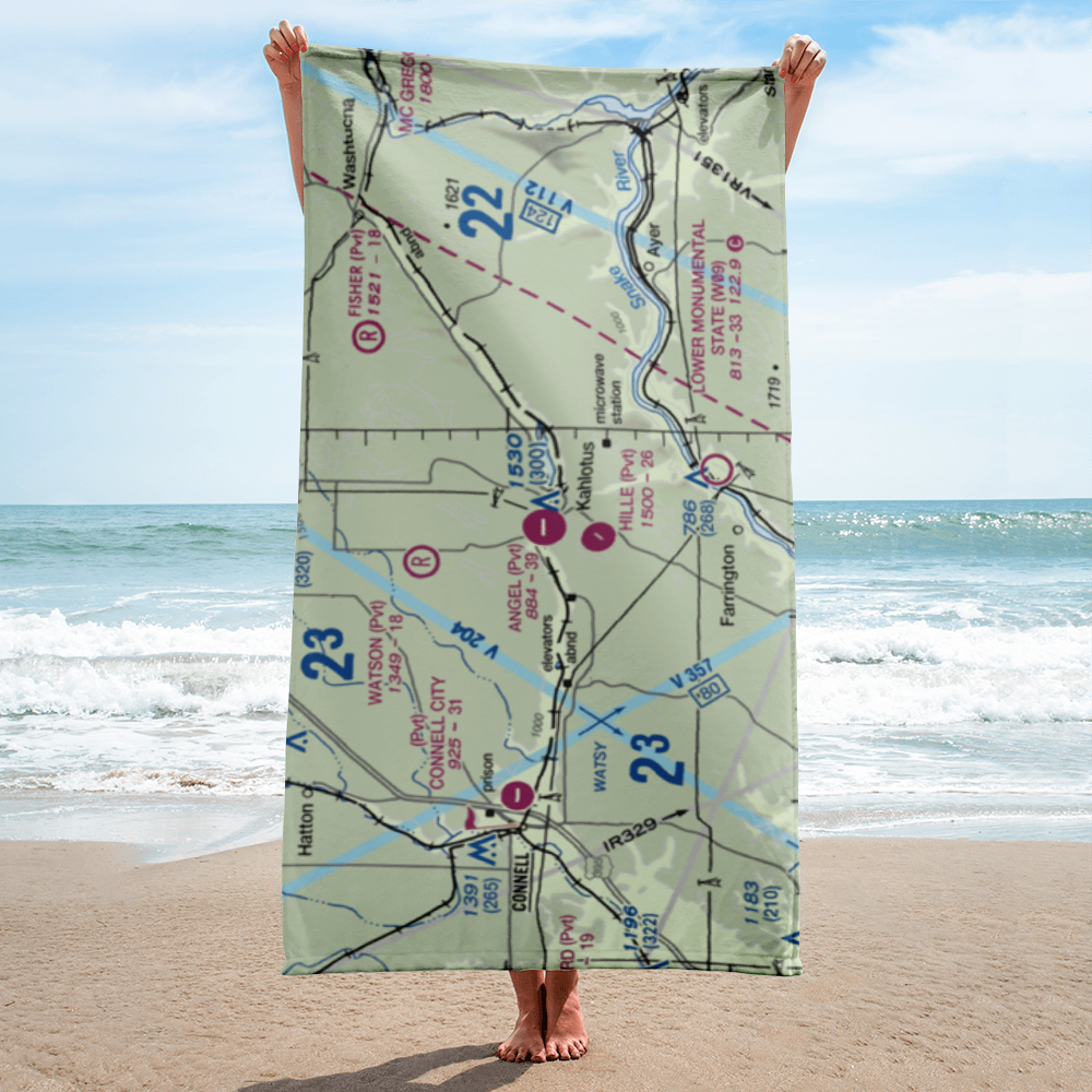 Angel Park Airport (3WA3) VFR Sectional Towel 