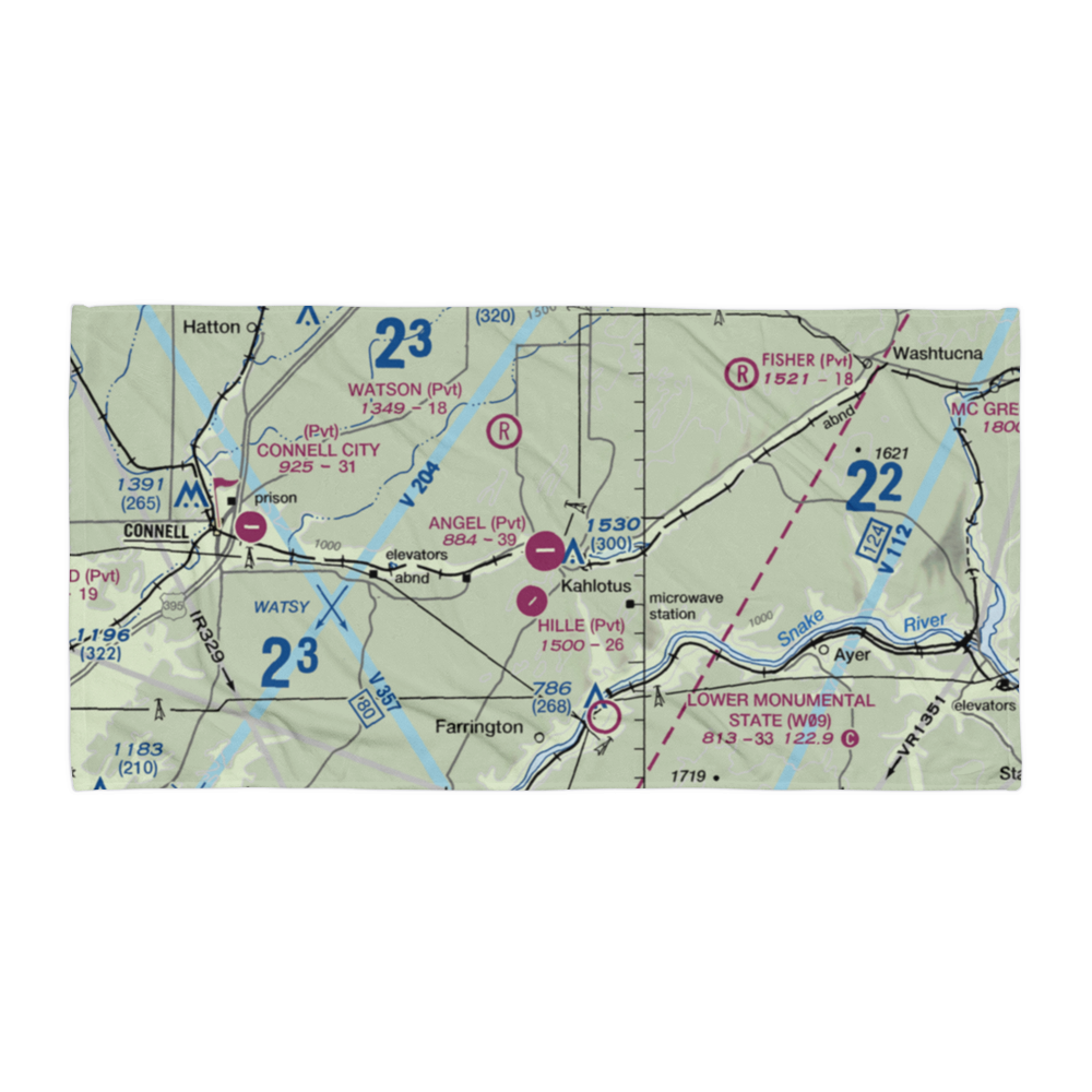 Angel Park Airport (3WA3) VFR Sectional Towel 