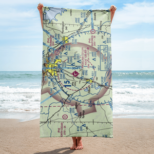 Angelina County Airport (LFK) VFR Sectional Towel