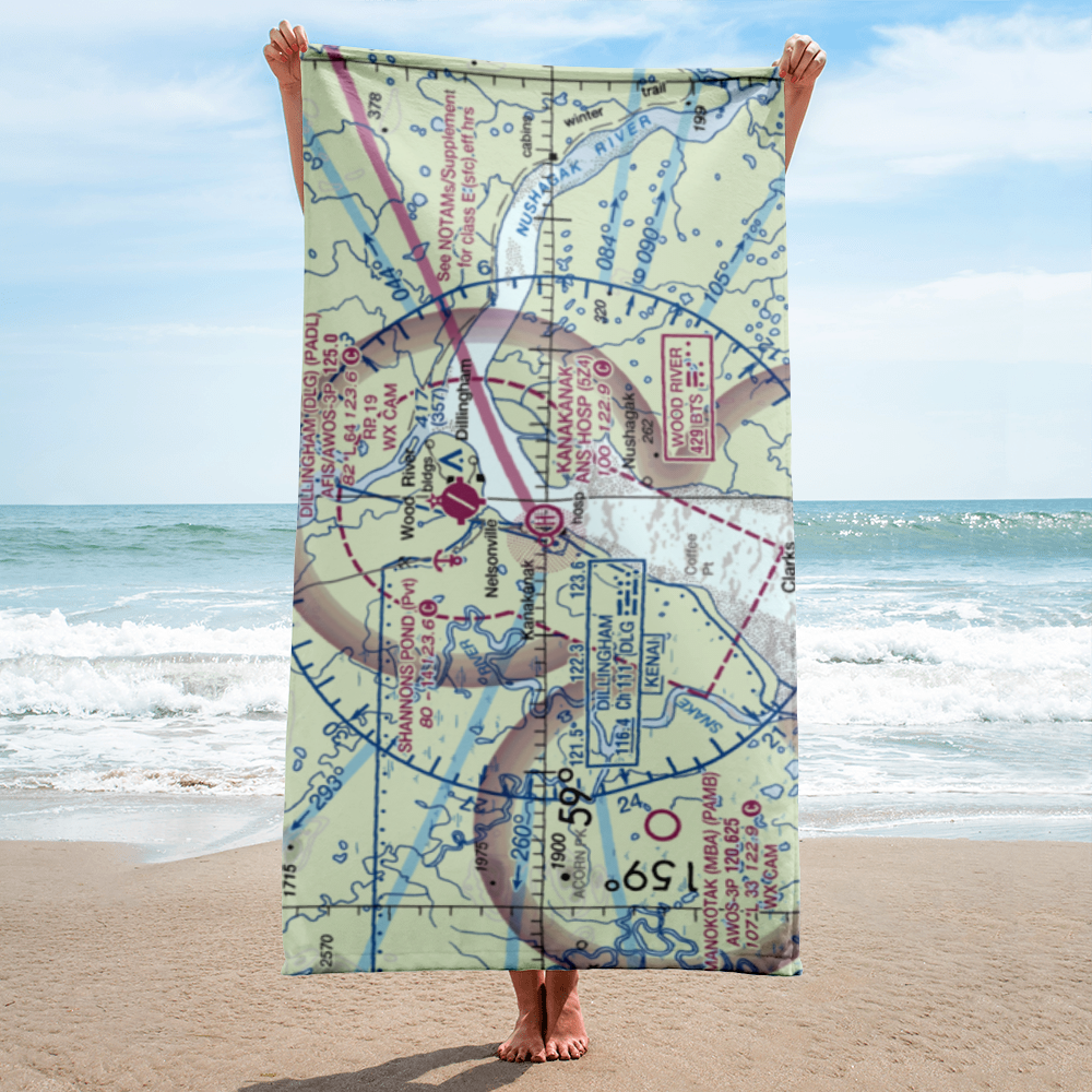 Ans Hospital Heliport (5Z4) VFR Sectional Towel 