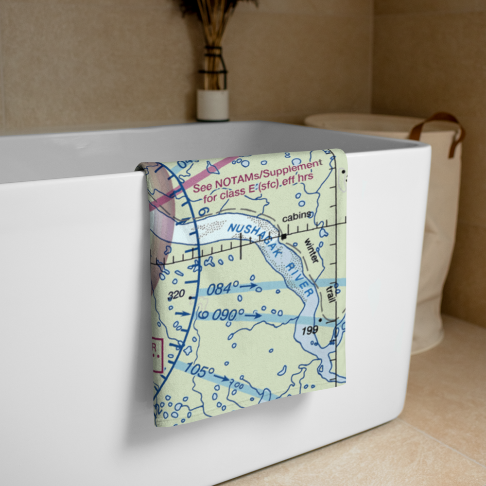 Ans Hospital Heliport (5Z4) VFR Sectional Towel 