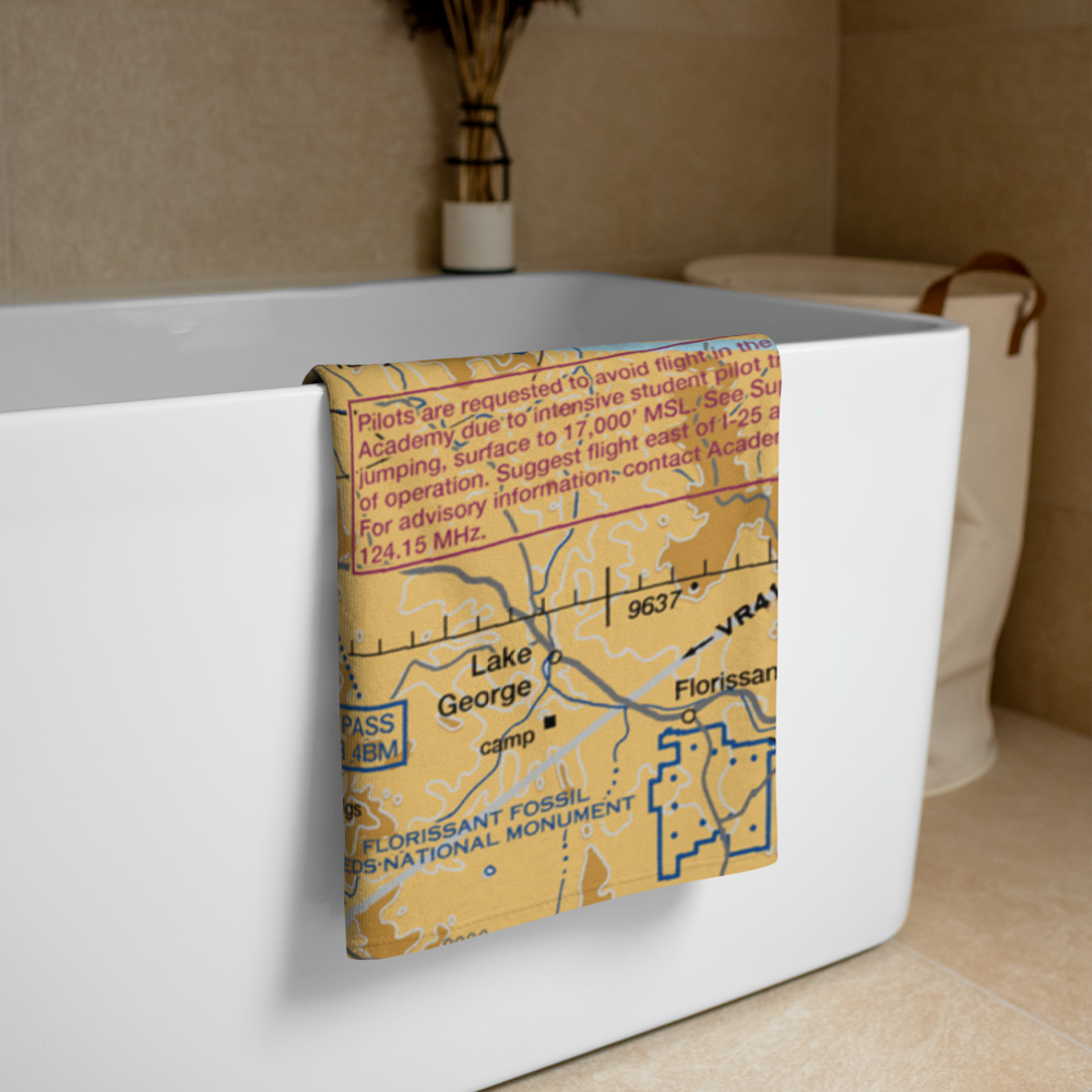 Antelope Airpark (93CO) VFR Sectional Towel 