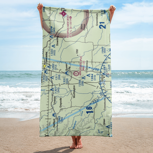 Applegate Airport (15MO) VFR Sectional Towel