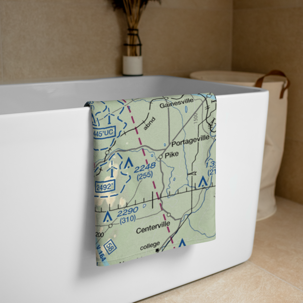 Arcade Tri County Airport (D23) VFR Sectional Towel 