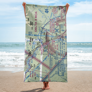 Arctic Angel Airport (9AK4) VFR Sectional Towel