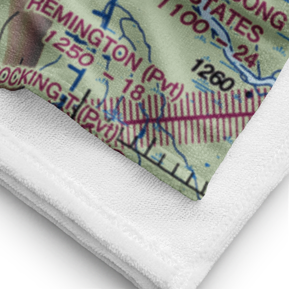 Arctic Angel Airport (9AK4) VFR Sectional Towel 