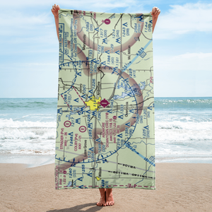 Ardmore Downtown Executive Airport (1F0) VFR Sectional Towel
