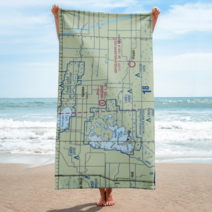 Arthur Field (MN50) VFR Sectional Towel