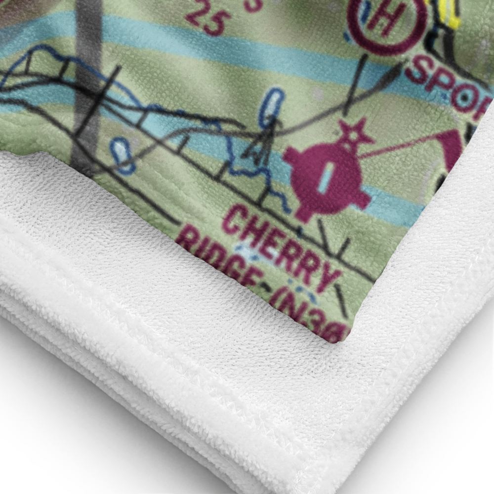 Ashlawn Airport (3PN1) VFR Sectional Towel 