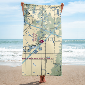 Ashley Municipal Airport (ASY) VFR Sectional Towel