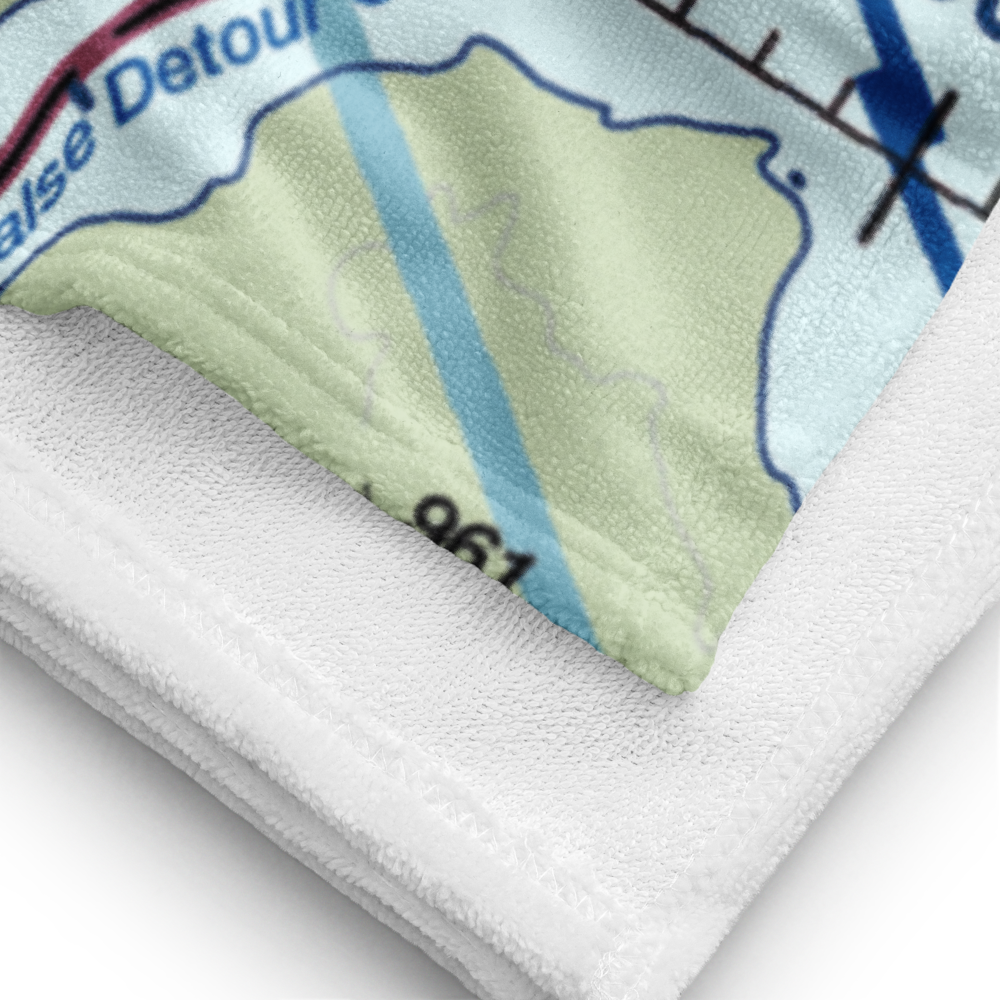 Ashman Island Seaplane Base (1MI0) VFR Sectional Towel 