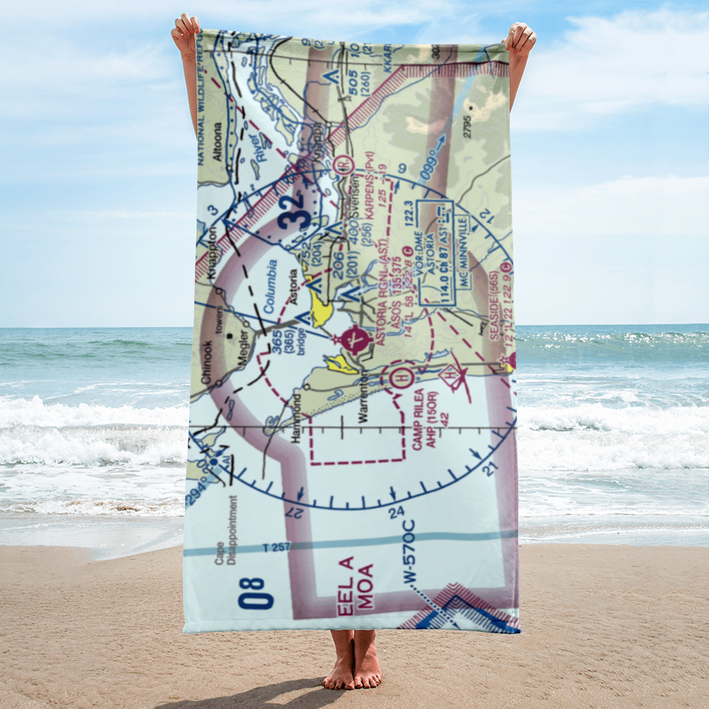 Astoria Regional Airport (AST) VFR Sectional Towel 