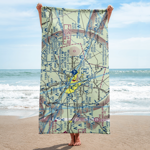 Athens Ben Epps Airport (AHN) VFR Sectional Towel