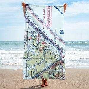 Atlantic Field Mcolf Airport (12NC) VFR Sectional Towel