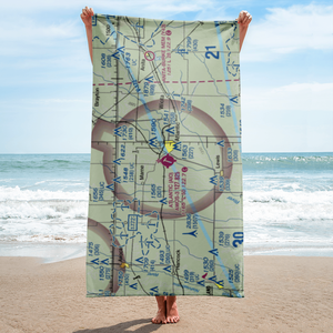 Atlantic Municipal Airport (AIO) VFR Sectional Towel