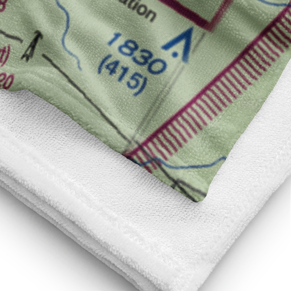 Augusta Municipal Airport (3AU) VFR Sectional Towel 
