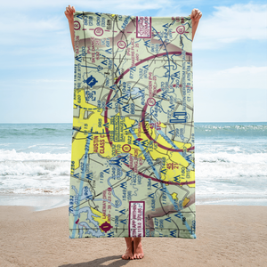 Austin Robert Mueller Municipal (AUS) VFR Sectional Towel