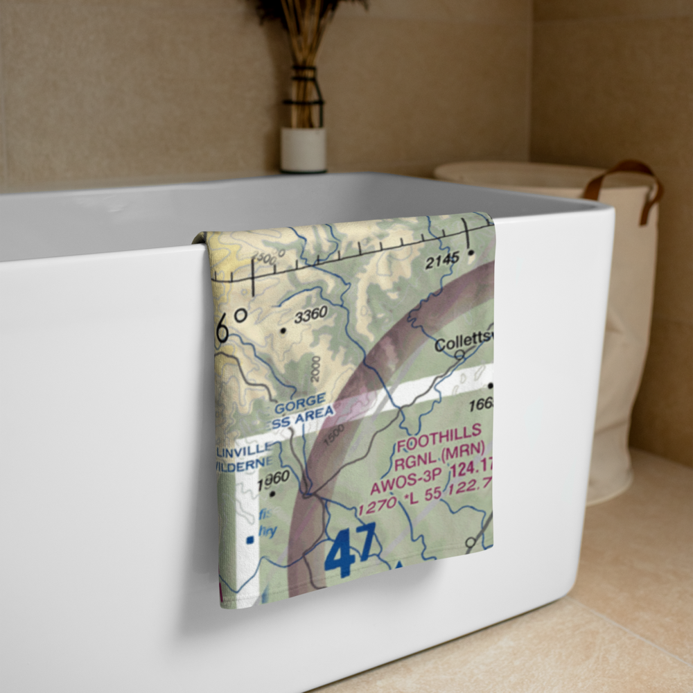 Avery County Morrison Field (7A8) VFR Sectional Towel 