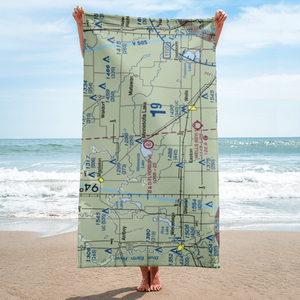 B & D Flyers International Airport (MN74) VFR Sectional Towel