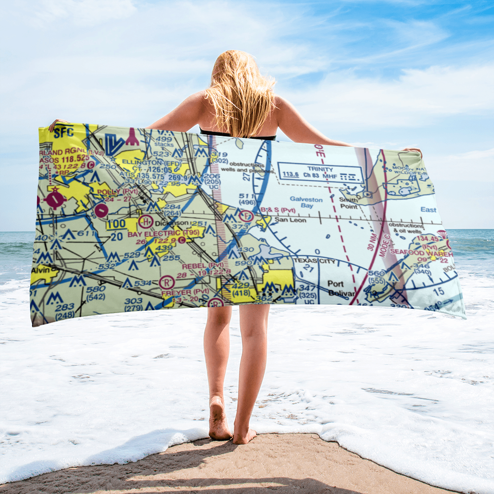 B & S Ultralightport (1TS3) VFR Sectional Towel 