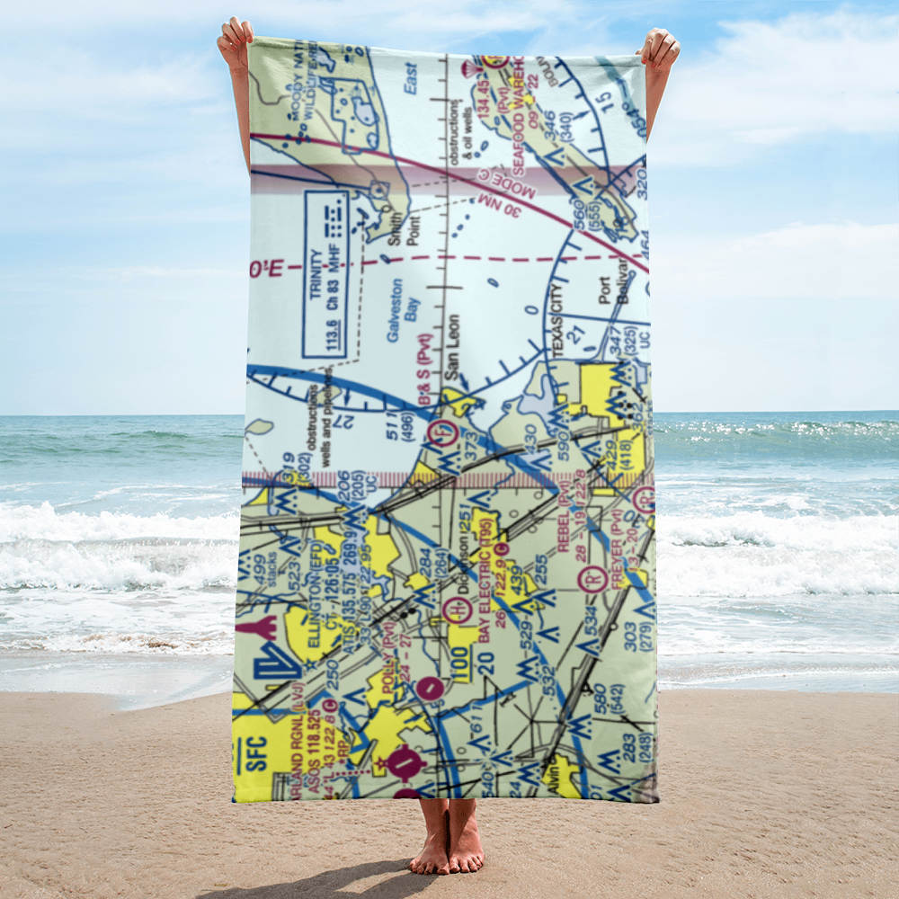 B & S Ultralightport (1TS3) VFR Sectional Towel 