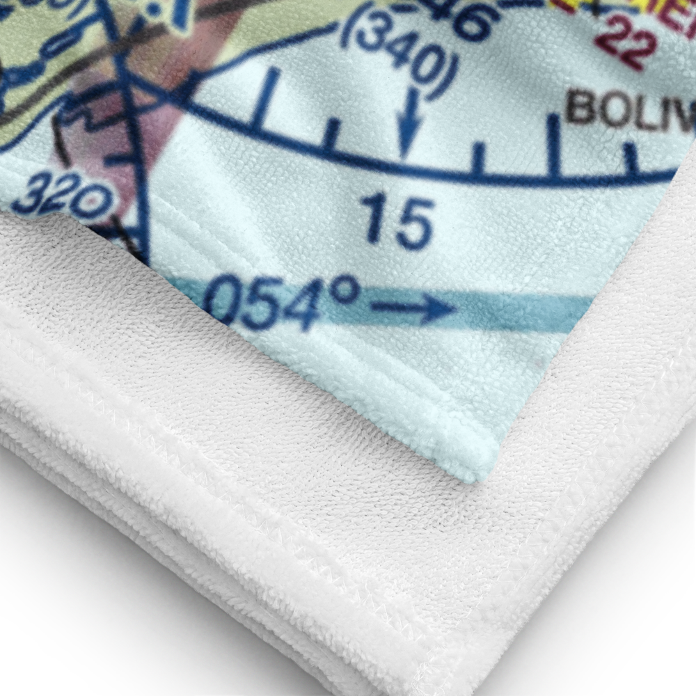 B & S Ultralightport (1TS3) VFR Sectional Towel 