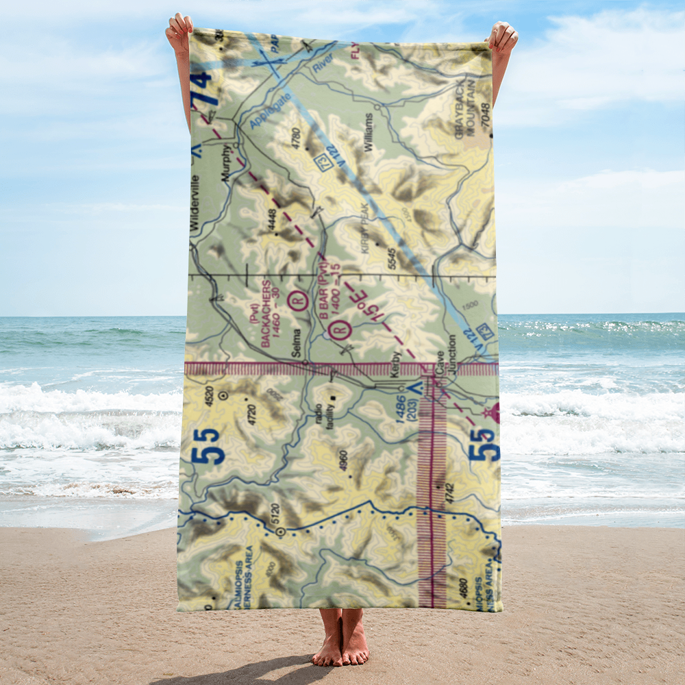 B Bar Ranch Airport (84OR) VFR Sectional Towel 