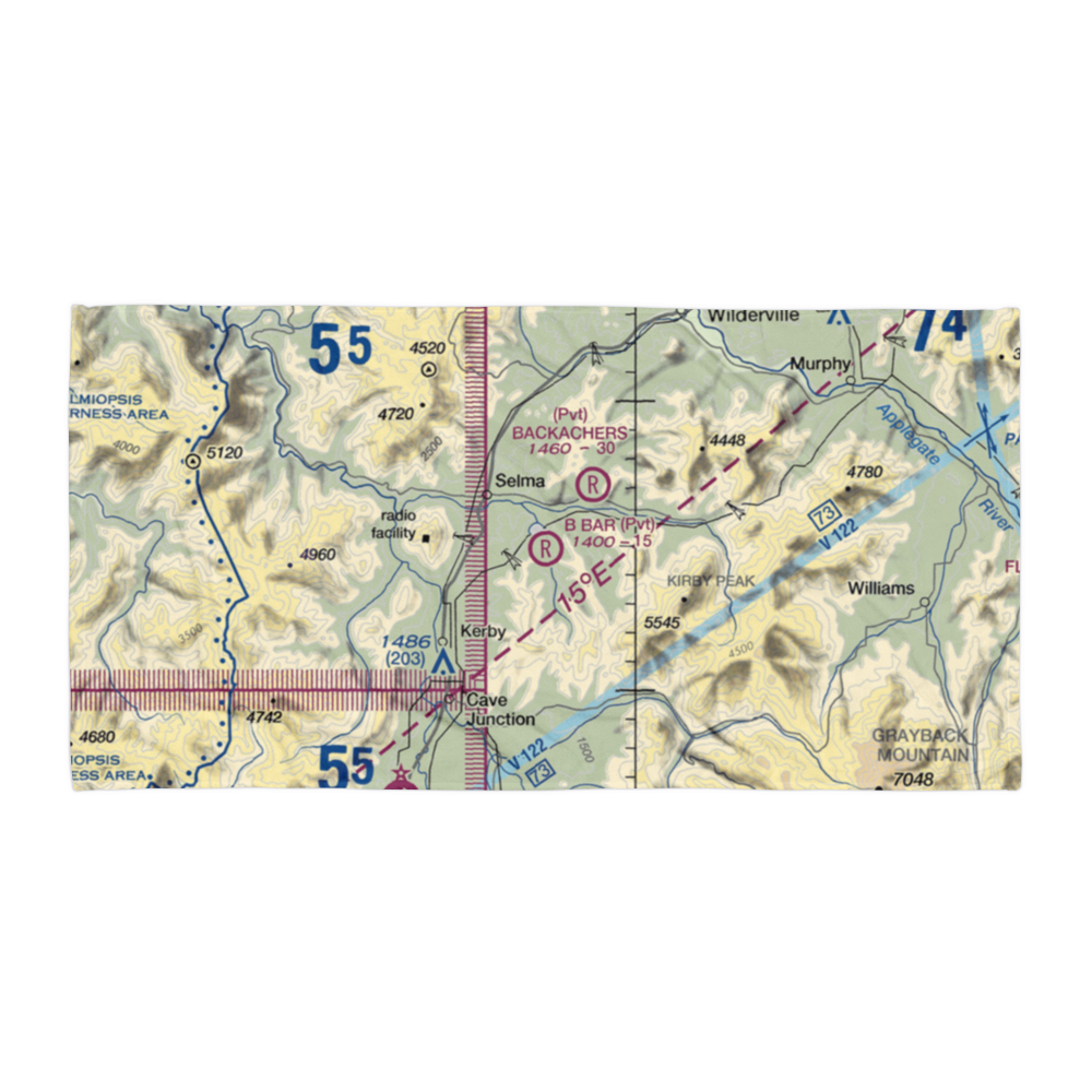 B Bar Ranch Airport (84OR) VFR Sectional Towel 