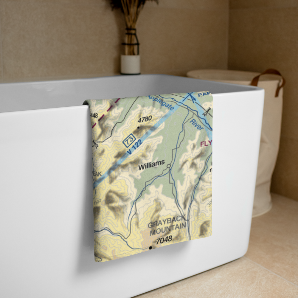 B Bar Ranch Airport (84OR) VFR Sectional Towel 