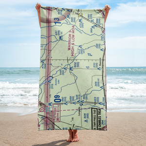 B T & K H Ranch Airport (44LA) VFR Sectional Towel