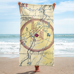 Baker Municipal Airport (BHK) VFR Sectional Towel