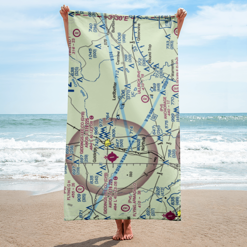 Bar S Ranch Airport (9TX1) VFR Sectional Towel 