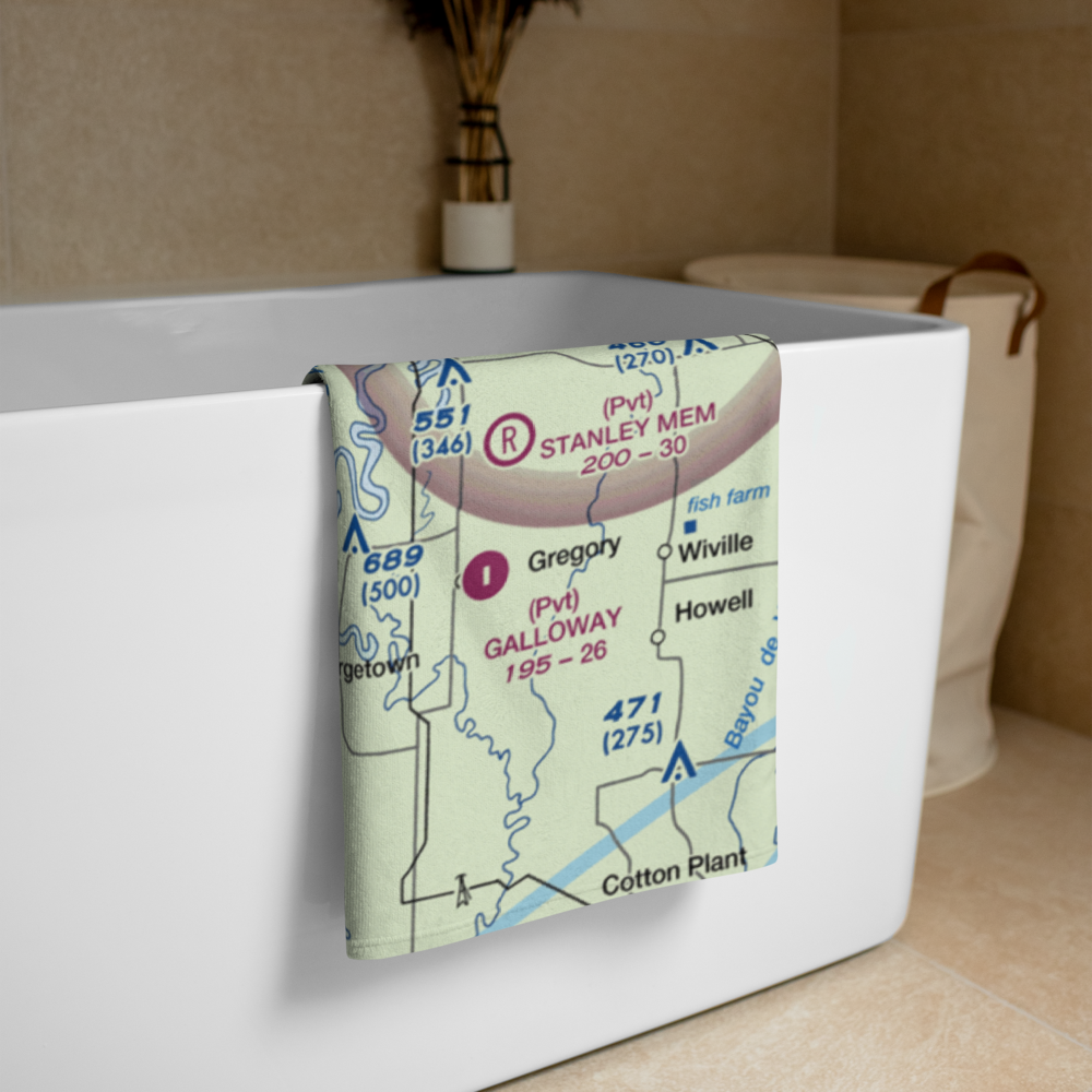 Barbers Lake Field (BARBERL) VFR Sectional Towel 