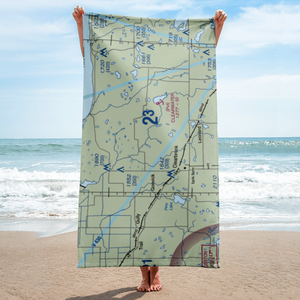 Bardwell Airstrip (72MN) VFR Sectional Towel