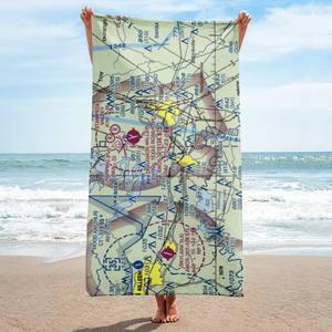 Barge Ranch Airport (62TX) VFR Sectional Towel